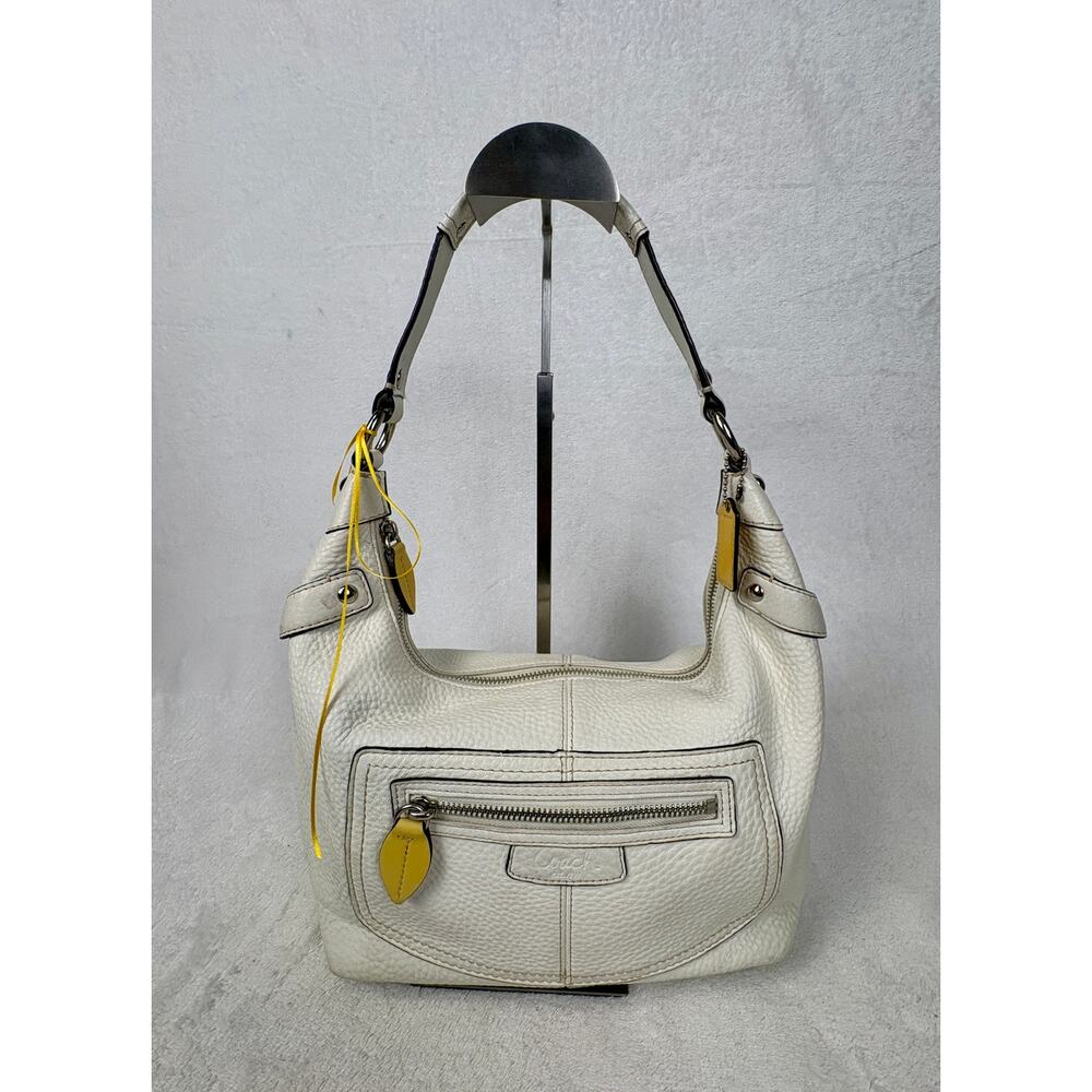 Coach Vintage Y2K Penelope in White Pebble Leather Hobo Bag - Picture 16 of 16